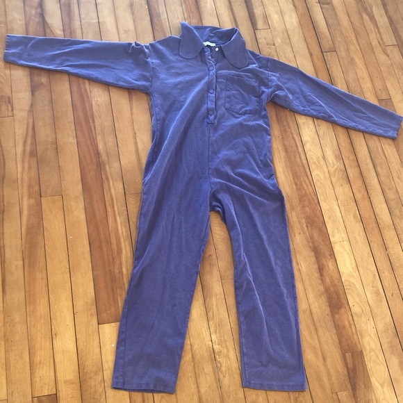 Kids Zara Bib Jumpsuit Purple - Picture 2 of 10